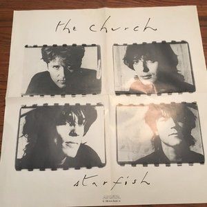church starfish 1988 promo poster - australia rock